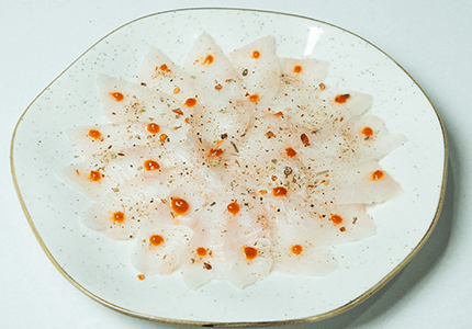 Carpaccio de Tilápia
